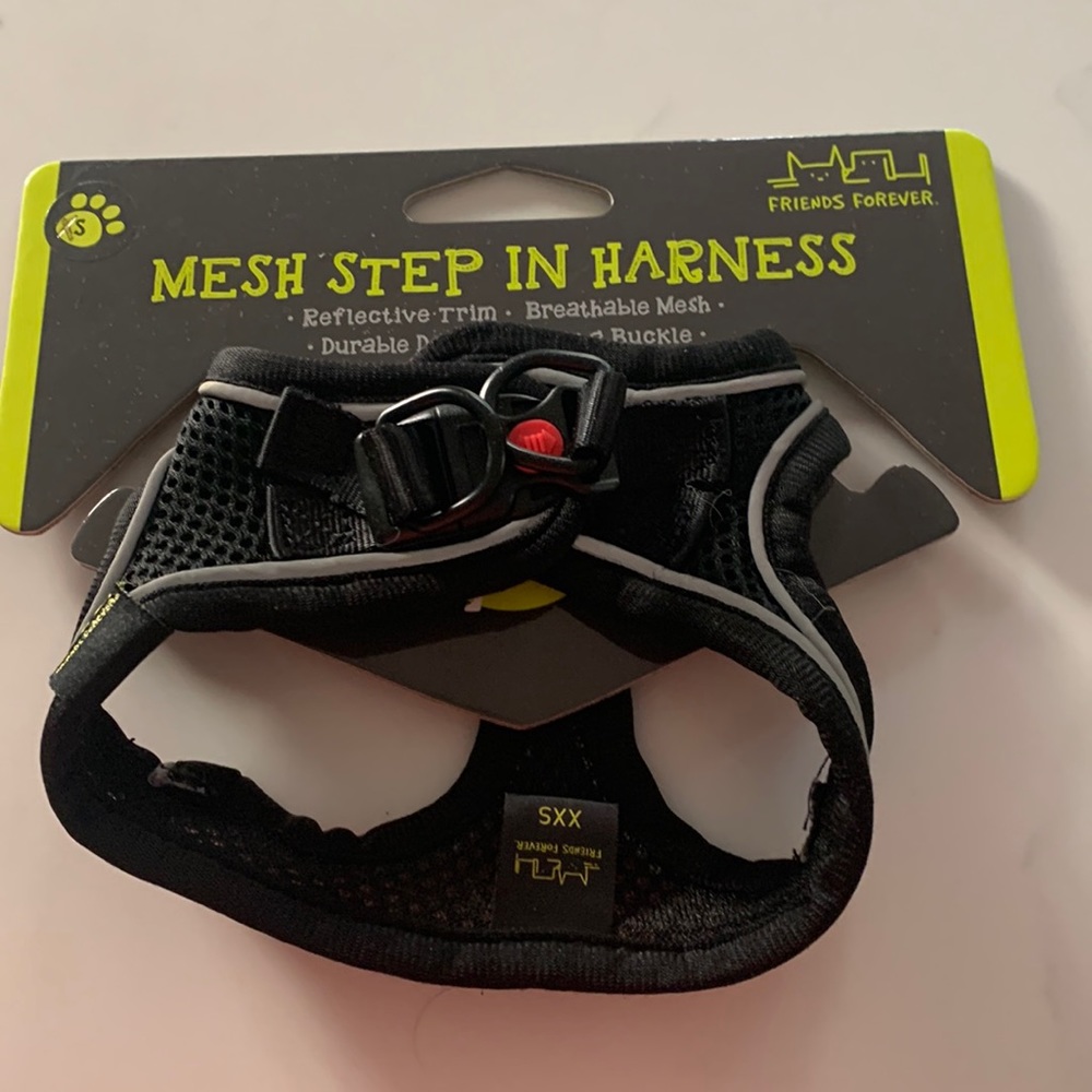 Mesh step in harness. For small dog